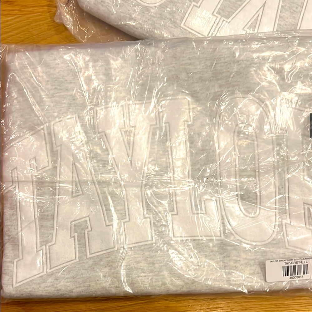 The Bar Light Gray Limited “Taylor” Edition with white varsity letters